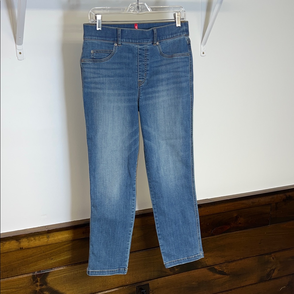 Spanx Blue Straight Leg Women's Jeans- M